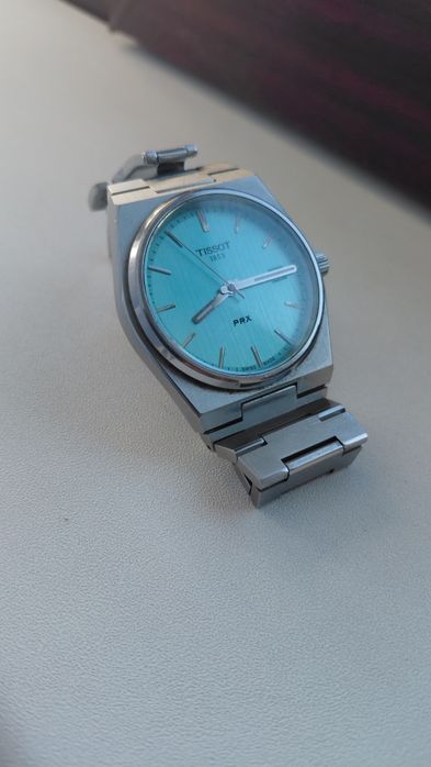 Ceas Tissot PRX Quartz Mint/Tiffany Green (40mm) – Original, Stare Excelentă