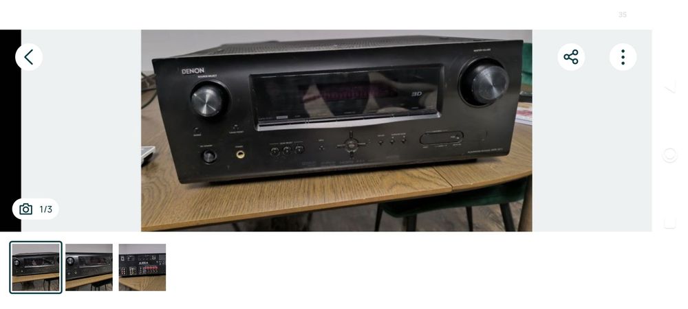 Recever Denon hdmi arc