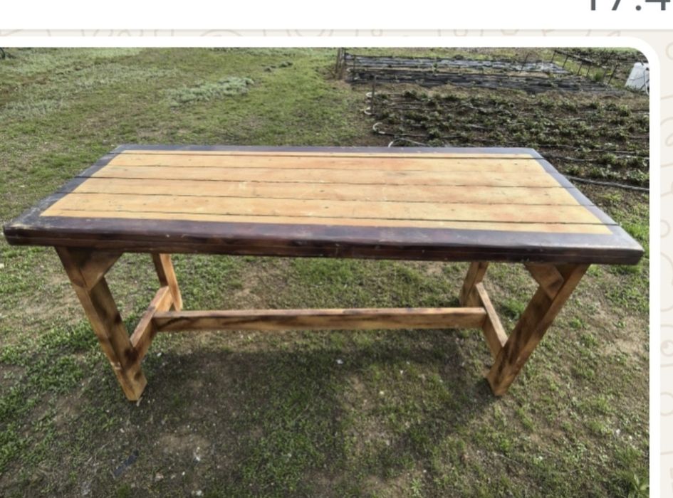 Продаётся столы 6шт. Скамейка 6шт