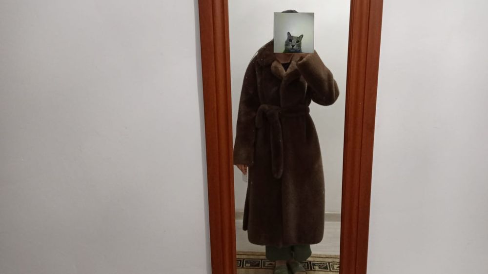 Шуба искусственный шерсть