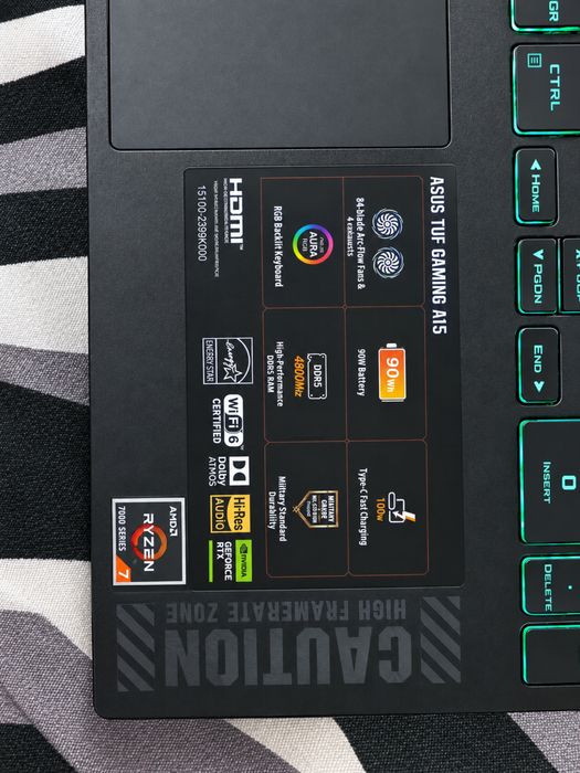 Asus Tuf A15.