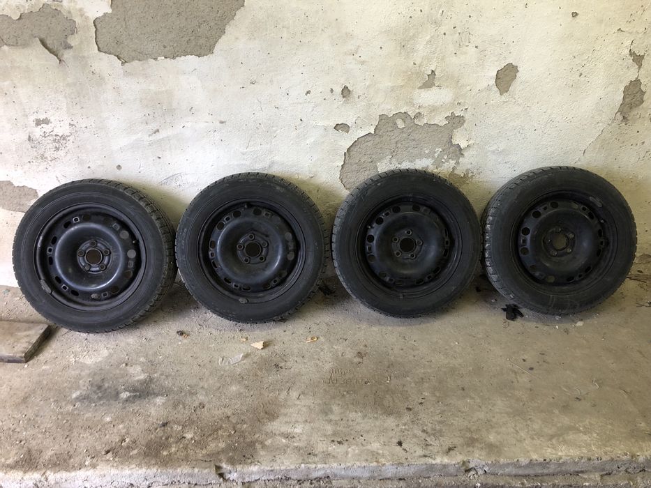 Джанти 5 х 100, зимни гуми и тасове 15”