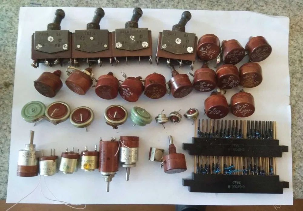 радиодетали транзисторы резисторы