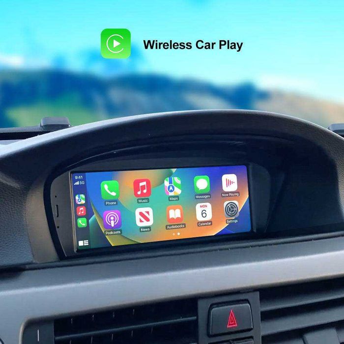 Навигация Android 14 8GB RAM 128GB HDD BMW E60 E61 E63 E90 E92 БМВ Е60 Е61 Е63 Е90 + Apple Carplay