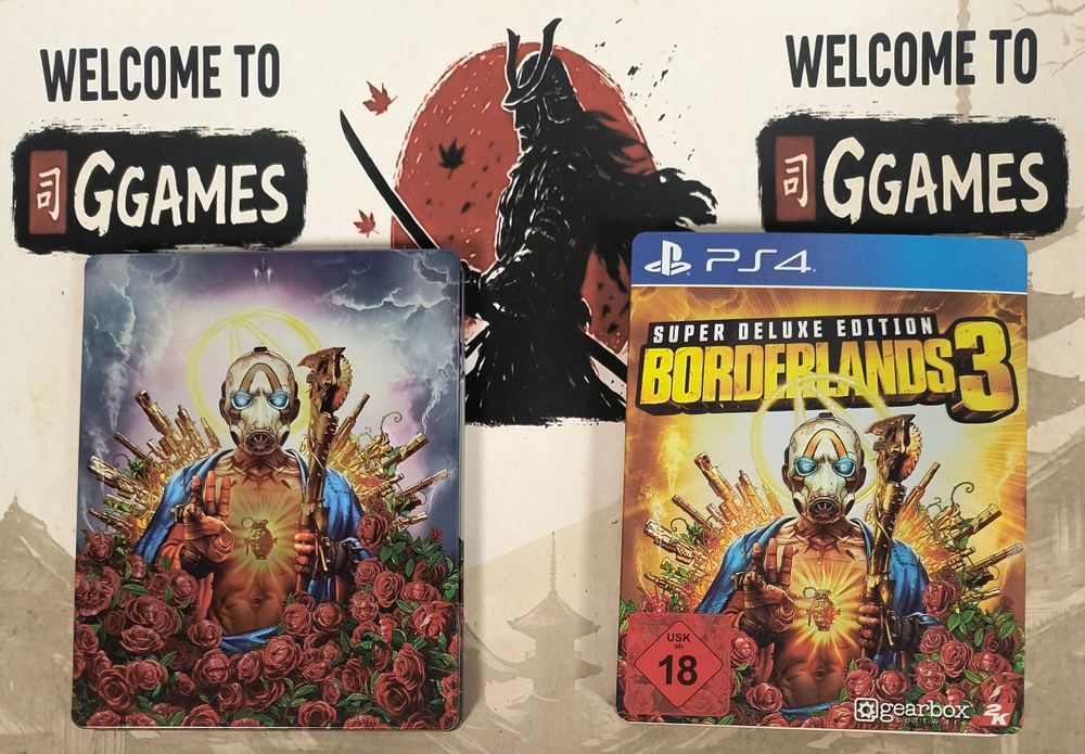 Borderlands 3 Super Deluxe Steelbook edition PS4