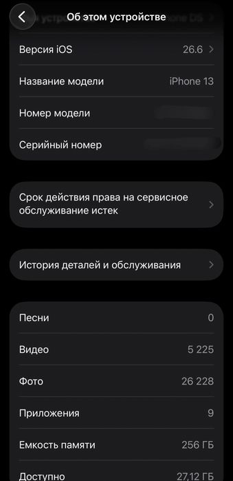 iPhone 13, 256 gb, 95%