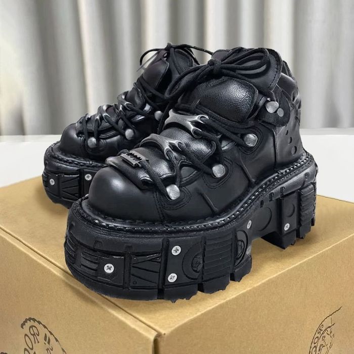 Женские ботинки Y2K Punk Combat - полуботинки