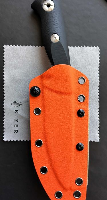 Нож Kizer Evenki 3 AEB-L G10 фиксирано острие + кания кайдекс