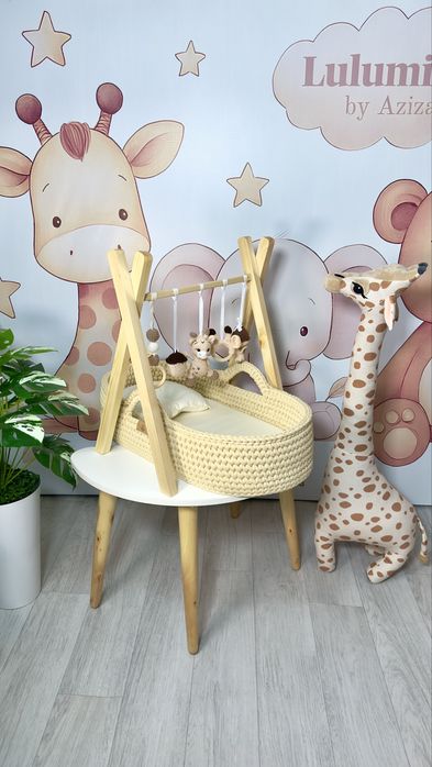 Вязаные люльки, пледы, корзины и игрушки на заказ и в наличии