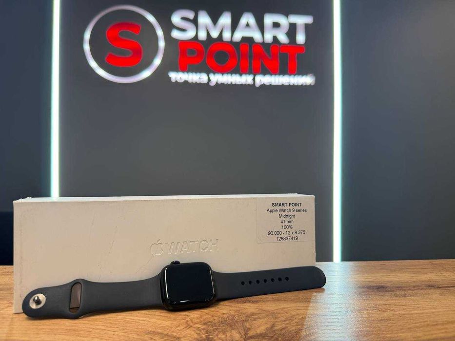 Часы Apple Watch 9 series Midnight 41 mm / Smart Point