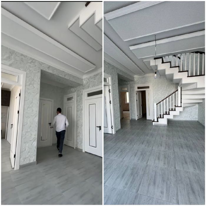 Сергели  2х этажный Евродом из 7ми комнат