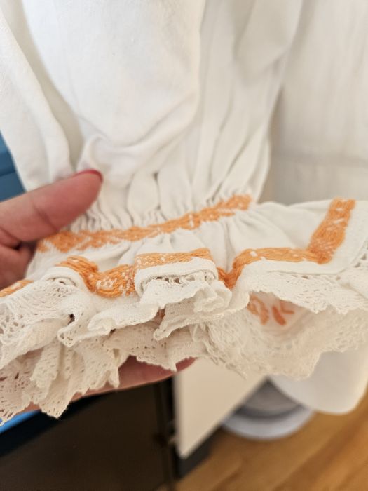 Camasa populara vintage cusuta manual