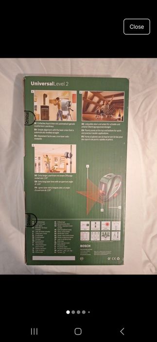 Laser Bosch. Nivela.