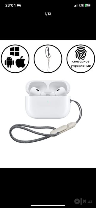 Simsiz quloqchinlar Air Pro 2, sensorli, iOS, Android, Windows uchun