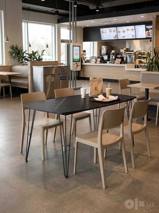 BTT столы и стулья для фастфуда | Kafe stol stul arzon