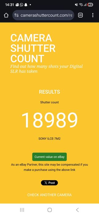 Vând cameră foto Sony A7II