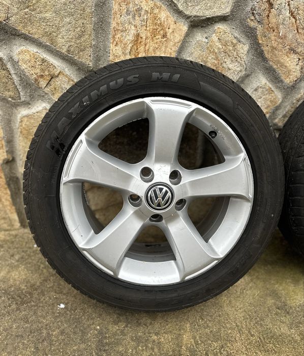 Джанти с гуми 16 цола / VW / Audi / Skoda / Seat/195 55 16 лети джанти