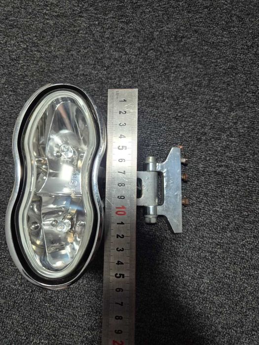 Far dublu oval crom Chopper Custom