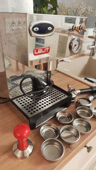 Espresso Lelit 41Tem (Oct2016) + set nou site + tamper + filtru apa sigilat