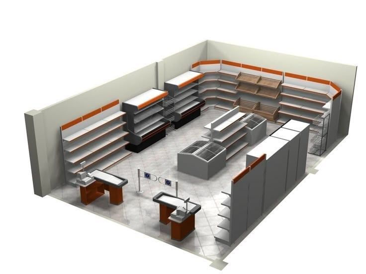 Stellaj savdo komplekslari uchun. Стеллажы для торговых комплексов