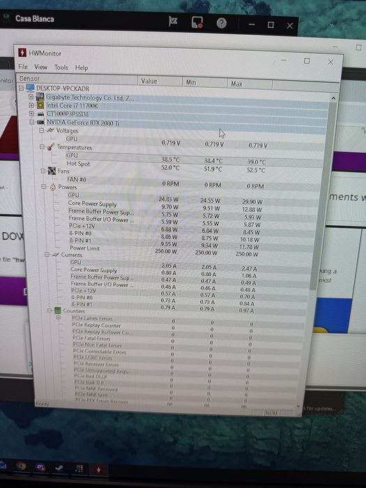 Vand placa video gigabyte rtx 2080ti 11gb