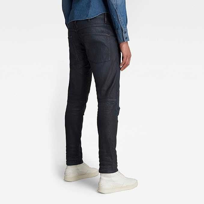 НОВИ G Star 5620 Elwood 3D Slim Jeans Dry Waxed Cobler дънки W33 L36