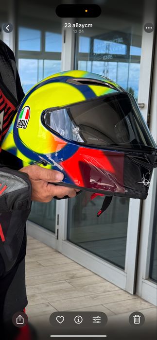 Каска агв писта солелуна soleluna agv pista