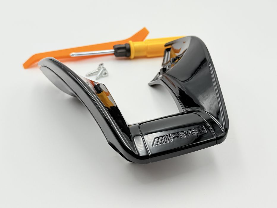 Trim Emblema Mercedes AMG Volan negru lucios