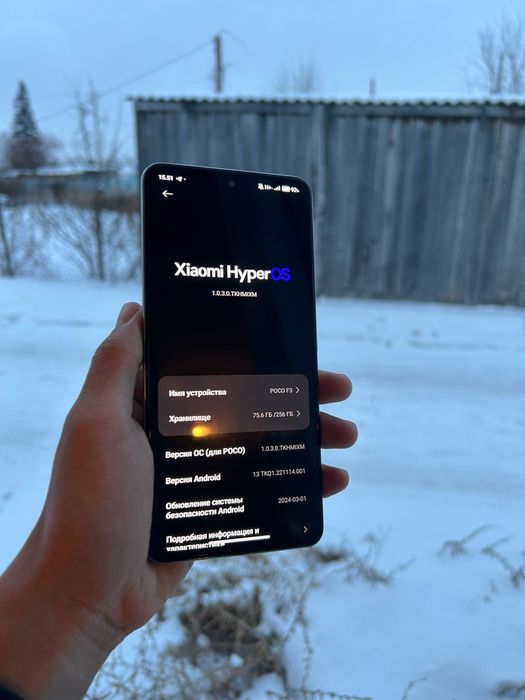 Poco F3 в хорошем состоянии