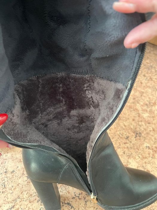 Сапоги ботфорды европейка