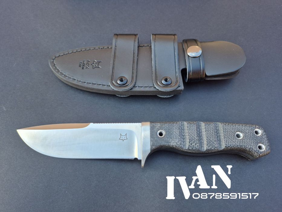 Нож-Fox FX-103 MB-Niolox Black Yute Micarta