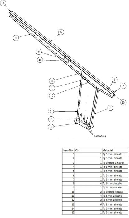 Carport auto pentru parcare auto 6m latime x 5.3m lungime