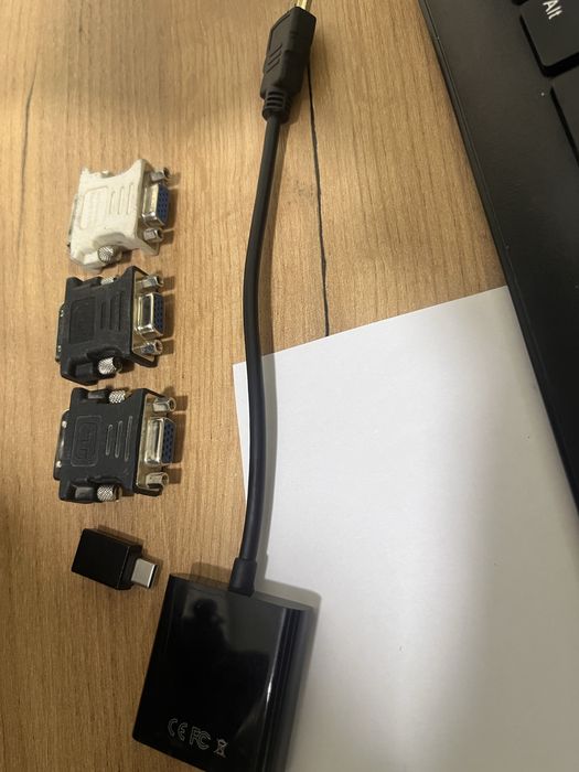 Переходник hdmi - vga, dvi-vga.