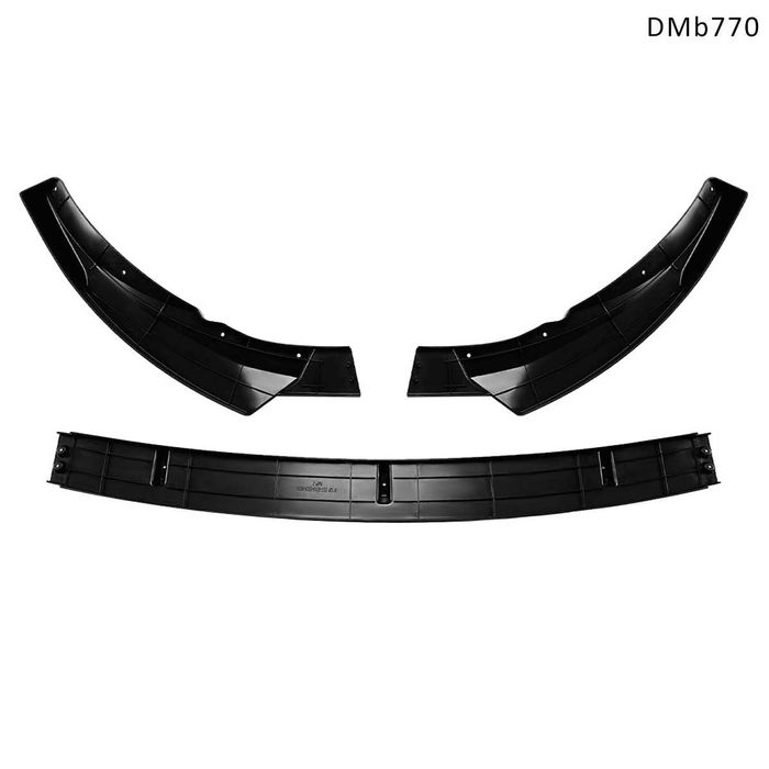 Черен лип спойлер за предна броня Mercedes C W205 Face AMG мерцедес