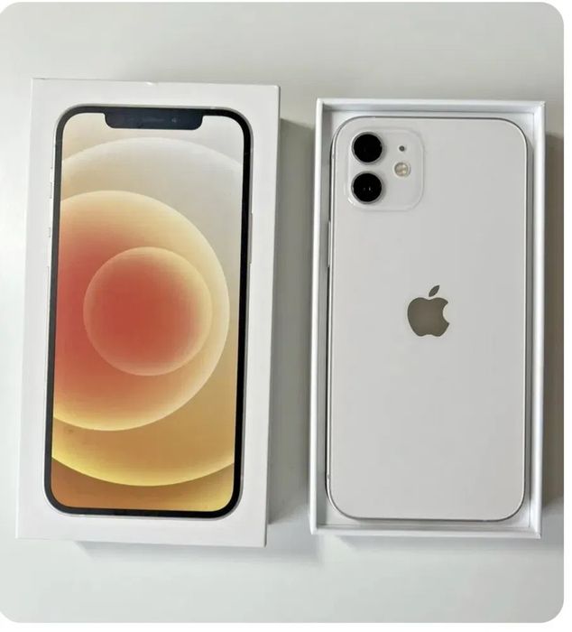 iPhone 12 white.