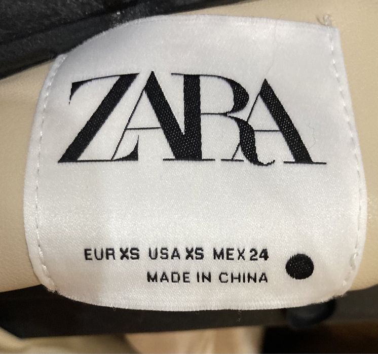 Тренч из эко кожи