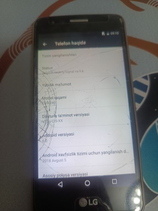 LG K8 (2017) android Telefon