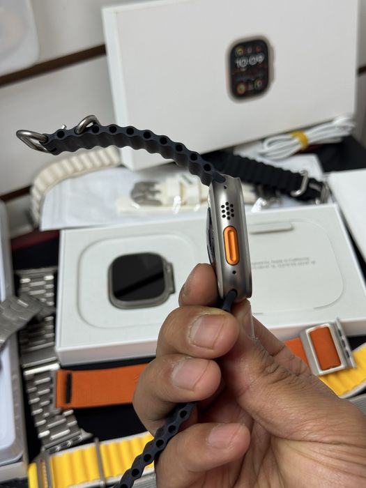  Apple Watch Ultra titanium Olive Alpine Loop M