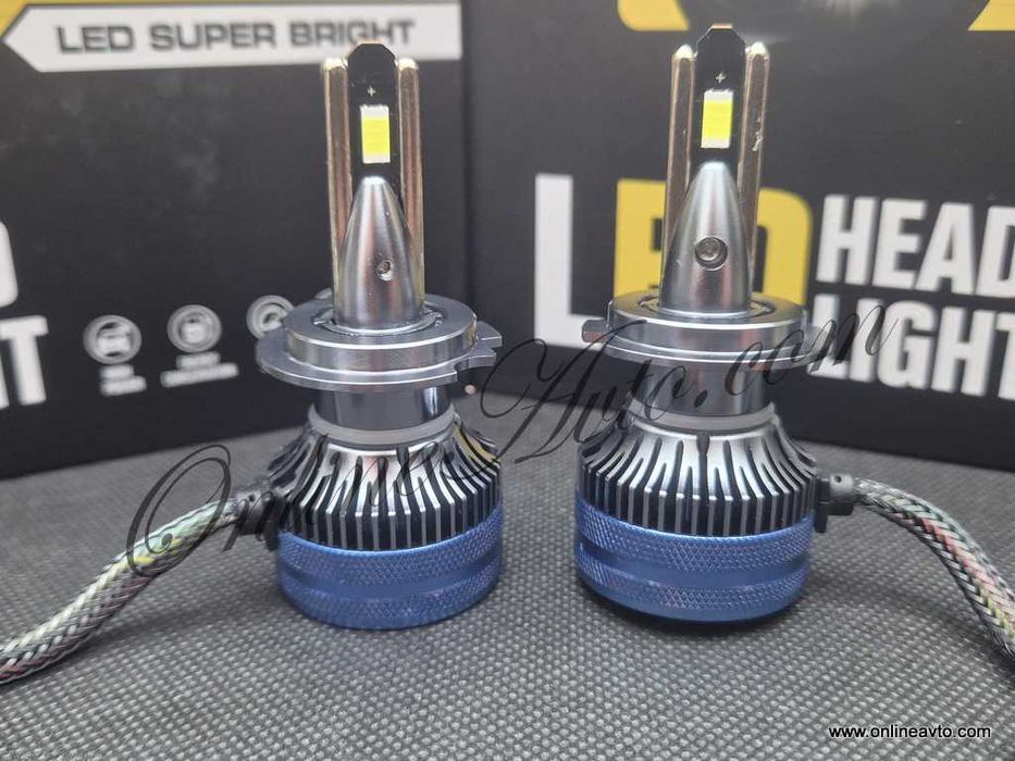 H7 Диодни крушки с подобрен фокус, LED крушки за автомобил 110W