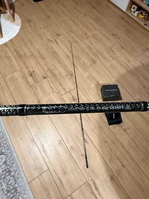 Въдица HTO Nebula и макара Shimano Twin Power