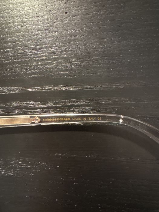 Chrome hearts glasses gold