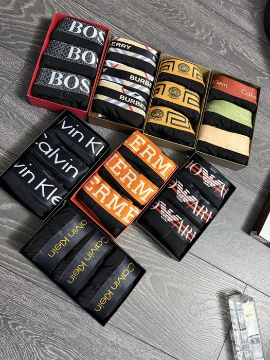Boxeri barbati 3 la set ck boss armani