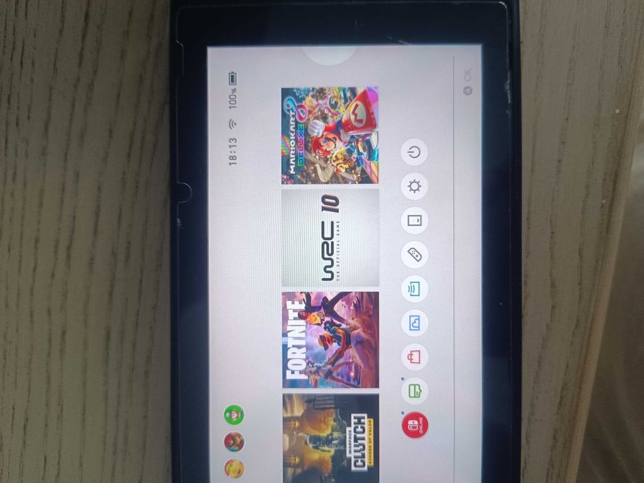Nintendo Switch V2 - Full Box + Marios Super Party + jocuri cont extra + joy-con