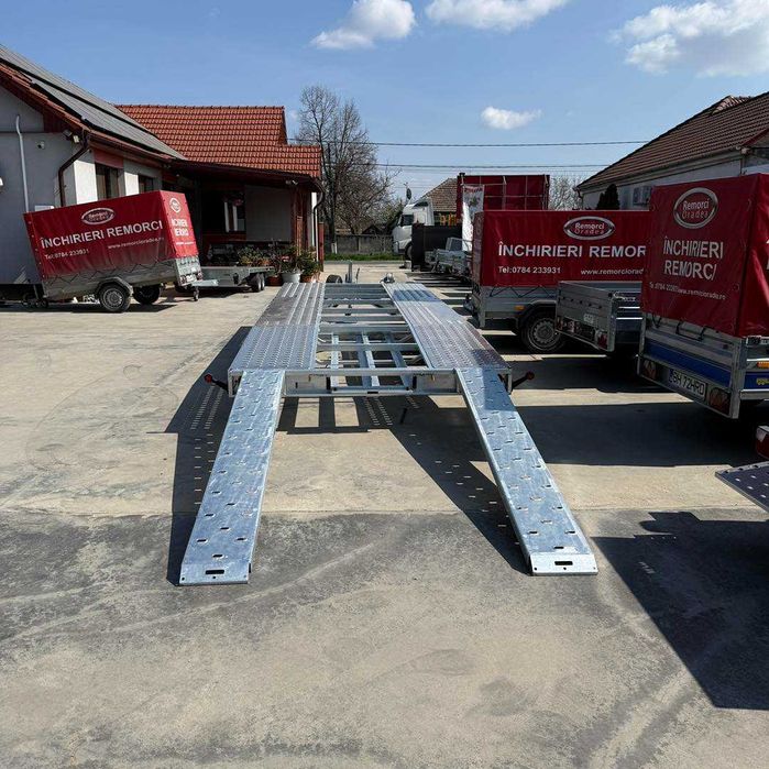 Trailer auto slep Martz GT UNIDECK 600/3 S trei axe 3500kg