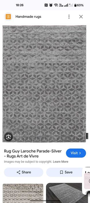 Сив Килим Guy Laroche