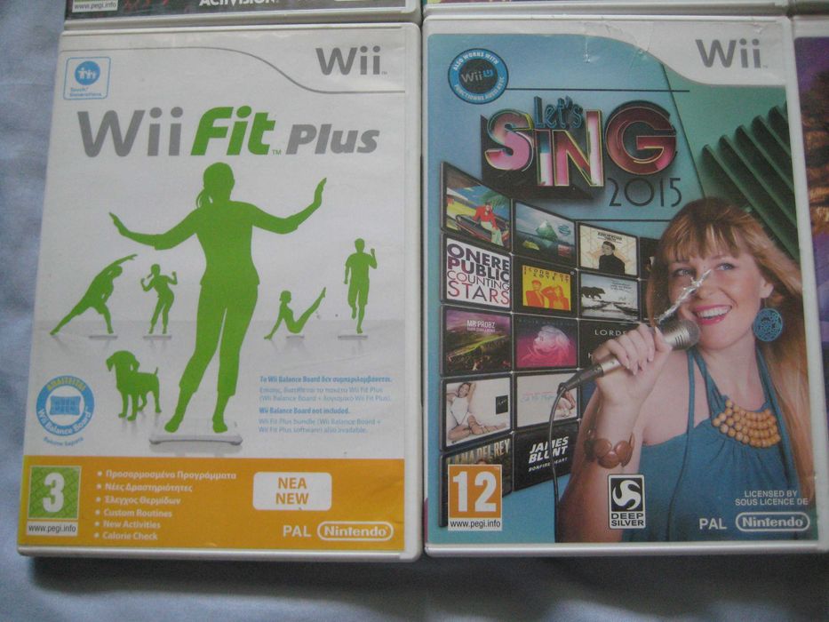 Продавам игри за Nintendo Wii