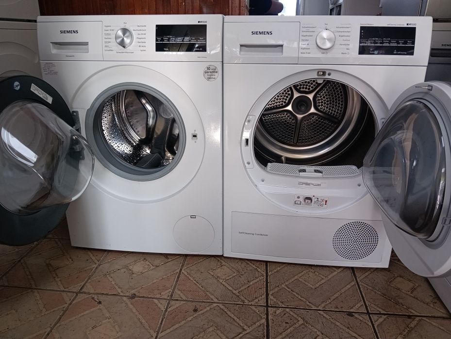 Комплект пералня и сушилня с термопомпа Сименс Siemens IQ 500 A+++ 8кг