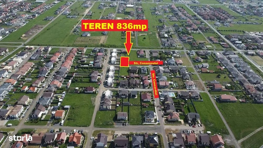 836mp TEREN MOSNITA - Toate Utilitatile - Locatie TOP