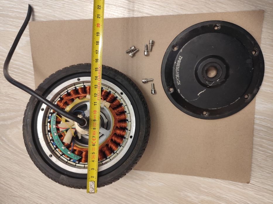 Roată puternică cu motor de trotinetă de 6,5"   magneți de 30 mm!