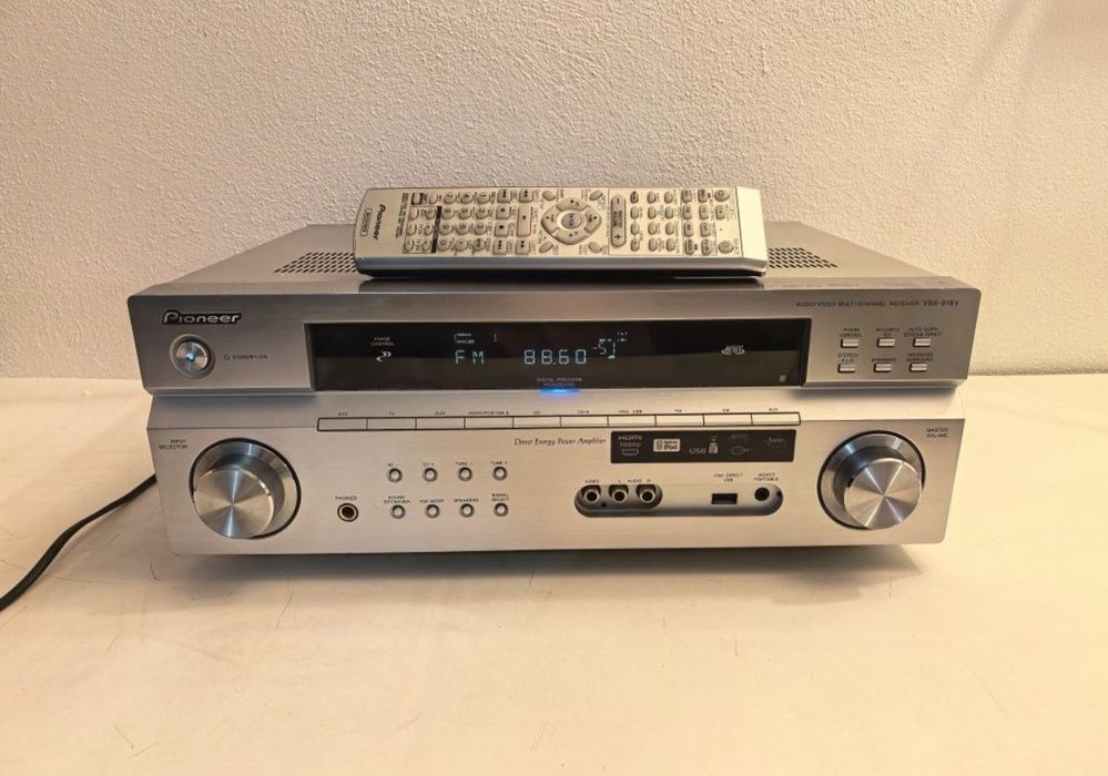 Amplificator Pioneer VSX 918V S statie 130W pe canal amplituner cu telecomanda originala